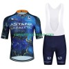 Conjunto Maillot + Culotte Corto con tirantes Astana Qazaqstan 2024